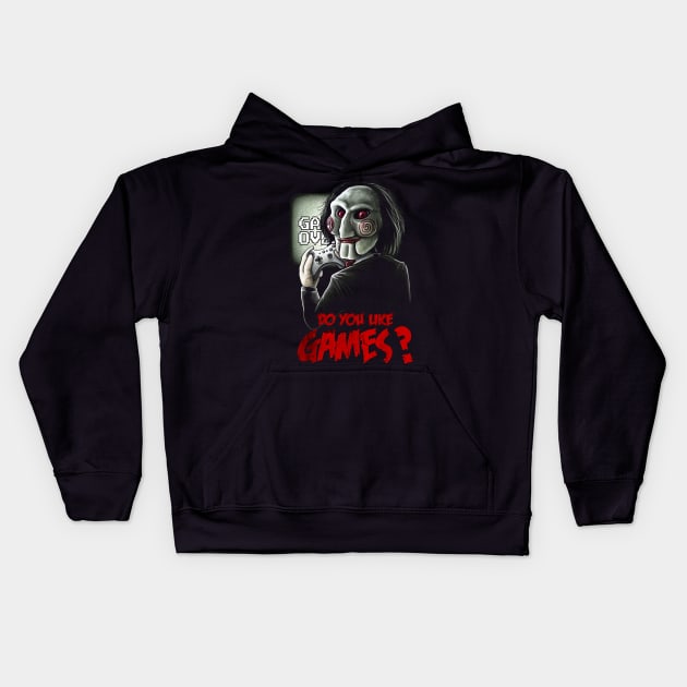 Do You Like Games ? Kids Hoodie by BER